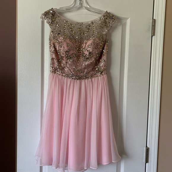 Pink Sherri Hill Cocktail Dress - Picture 6 of 6
